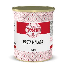 MALAGA ICE CREAM PASTE 3 KG - TOSCHI | Toschi | Certifications: diary free; Pack: bucket of 3 kg; Product family: flavoring past