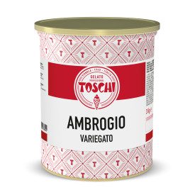 VARIEGATO AMBROGIO | Toschi | Confezione: scatola da 10 kg. - 2 secchi da 5 kg; Tipo di prodotto: variegati creme e cremini | Gu