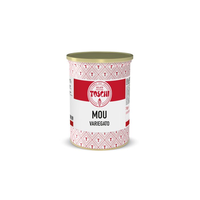 VARIEGATO MOU | Toschi | Confezione: scatola da 6 kg. - 6 latte da 1 kg.; Tipo di prodotto: variegati creme e cremini | Ideale c VARIEGATO MOU | Toschi | Confezione: scatola da 6 kg. - 6 latte da 1 kg.; Tipo di prodotto: variegati creme e cremini | Ideale c
