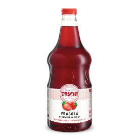 FRAGOLA TOSCHI PET 3 KG. - SCIROPPO GRANITA | Toschi | Certificazioni: vegan; Confezione: scatola da 18 kg. - 6 bot. pet da 3 kg