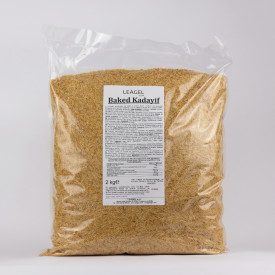 TOASTED KATAIFI PASTE CRUMBS 2 KG - LEAGEL | Leagel | Certifications: vegan; Pack: bag of 2 kg.; Product family: decorations, cr