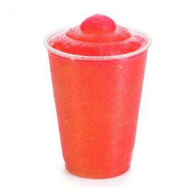 BASE SLUSH GRANITA STRAWBERRY | Rubicone | Certifications: halal, kosher, gluten free, lactose free, vegan; Pack: box of 6 kg. -