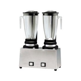 DOUBLE BLENDER VEMA FR 2003 - 400W - 2 TRANSPARENT JUGS OF 1,2 LITER | Vema | Product family: equipment | Blender with two 1,2 l