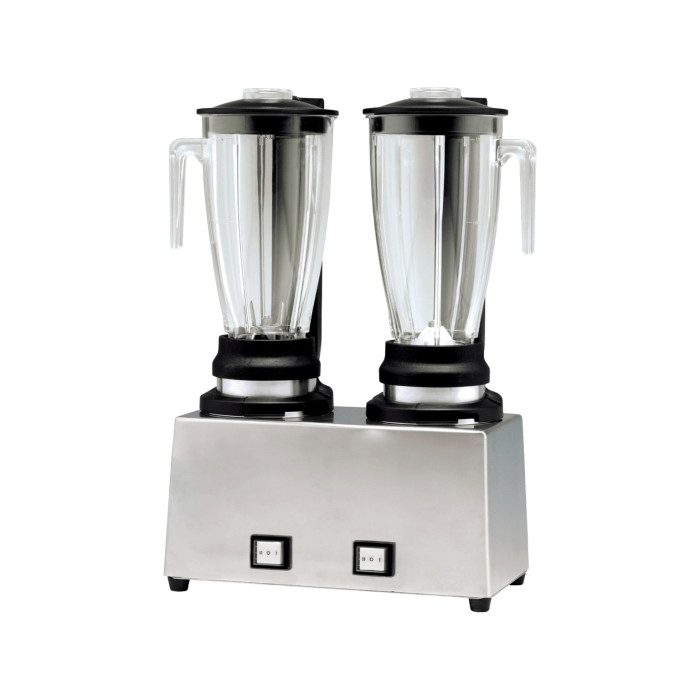 DOUBLE BLENDER VEMA FR 2003 - 400W - 2 TRANSPARENT JUGS OF 1,2 LITER | Vema | Product family: equipment | Blender with two 1,2 l DOUBLE BLENDER VEMA FR 2003 - 400W - 2 TRANSPARENT JUGS OF 1,2 LITER | Vema | Product family: equipment | Blender with two 1,2 l
