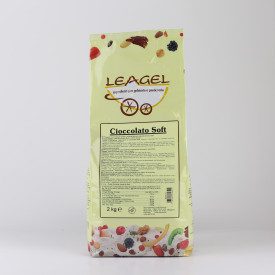 CIOCCOLATO SOFT - BASE GELATO SOFT LEAGEL | Leagel | Confezione: busta da 2 kg.; Tipo di prodotto: soft e frozen yogurt | Base s
