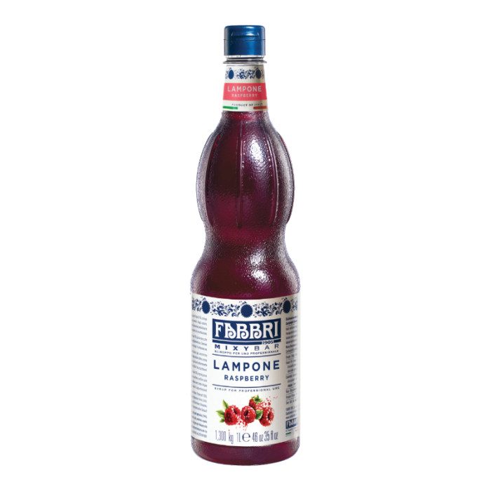 MIXYBAR RASPBERRY SYRUP 1 L - FABBRI | Fabbri | Certifications: kosher, gluten free; Product family: syrups | Mixybar Fabbri ras MIXYBAR RASPBERRY SYRUP 1 L - FABBRI | Fabbri | Certifications: kosher, gluten free; Product family: syrups | Mixybar Fabbri ras
