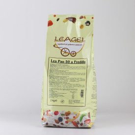 BASE LEA PAN 50 COLD PROCESS 110201 | Certifications: gluten free; Pack: bag of 2 kg.; Product family: ice cream bases | A cold 