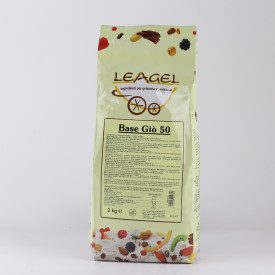 BASE GIO' 50 114101 | Certifications: gluten free; Pack: bag of 2 kg.; Product family: ice cream bases | A hot process milk base