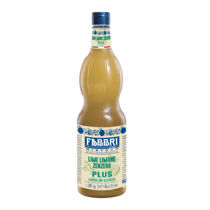 MIXYBAR LIME LEMON GINGER PLUS SYRUP 1 L - FABBRI | Fabbri | Product family: syrups | Mixybar Fabbri Lime Lemon Ginger Plus syru MIXYBAR LIME LEMON GINGER PLUS SYRUP 1 L - FABBRI | Fabbri | Product family: syrups | Mixybar Fabbri Lime Lemon Ginger Plus syru