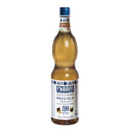 MIXYBAR HAZELNUT ZERO SYRUP 1 L - FABBRI | Fabbri | Certifications: kosher, gluten free; Pack: bottle of 1 l.; Product family: s