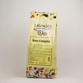 BASE COMPLET 114605 | Certifications: gluten free; Pack: bag of 10 kg.; Product family: ice cream bases | A complete milk base, 