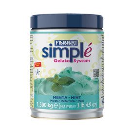 SIMPLE' BASE GELATO COMPLETA MENTA 1,5 KG - FABBRI | Fabbri |  | 