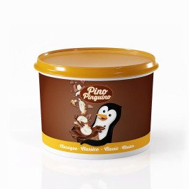 PINO PINGUINO PEANUT PREGEL 3 KG. - CREMINO GELATO | PreGel | Certificazioni: halal, kosher, senza glutine, senza olio di palma,