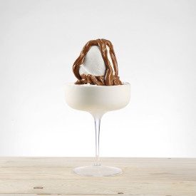 ARABESCHI OTTO CARAMEL BISCUIT PREGEL 3 KG. - VARIEGATO GELATO | PreGel | Certifications: halal, vegan; Pack: bucket of 3 kg.; P