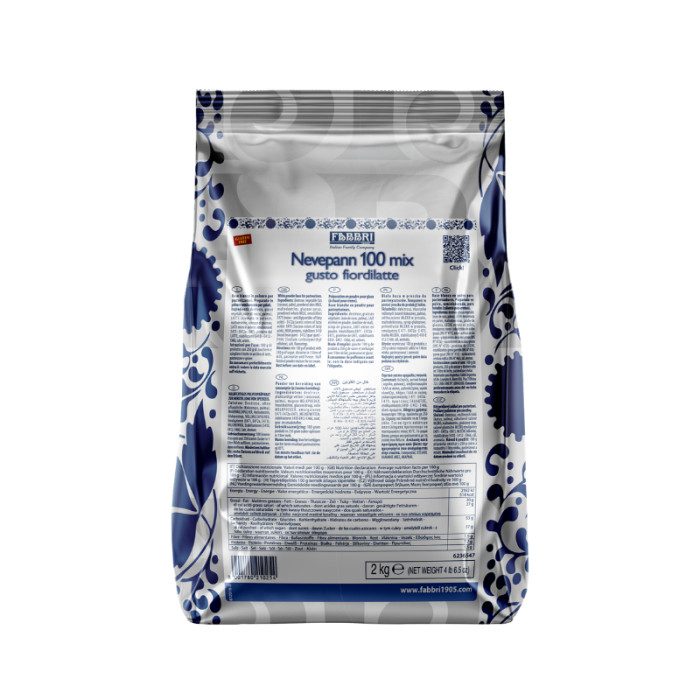 BASE GELATO NEVEPANN 100MIX FIORDILATTE 2 KG - FABBRI | Fabbri | Certificazioni: senza glutine; Tipo di prodotto: basi e neutri BASE GELATO NEVEPANN 100MIX FIORDILATTE 2 KG - FABBRI | Fabbri | Certificazioni: senza glutine; Tipo di prodotto: basi e neutri
