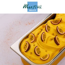 FRUTTUP PASSION FRUIT ICE CREAM BASE - MARTINI LINEA GELATO | Martini Gelato | Certifications: halal, gluten free, diary free, v