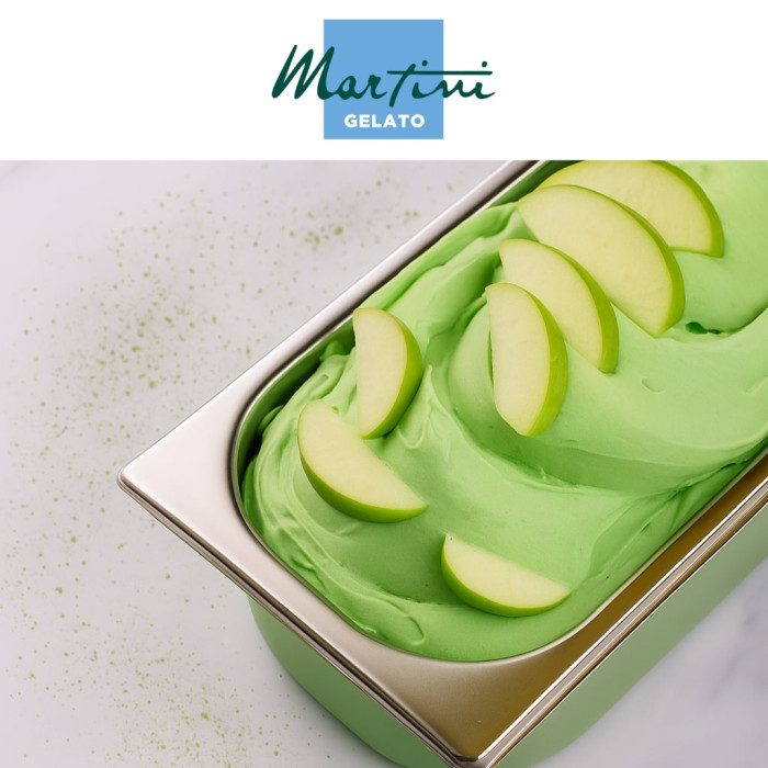 FRUTTUP MELA VERDE BASE GELATO - MARTINI LINEA GELATO | Martini Gelato | Certificazioni: halal, senza glutine, senza latte e der FRUTTUP MELA VERDE BASE GELATO - MARTINI LINEA GELATO | Martini Gelato | Certificazioni: halal, senza glutine, senza latte e der