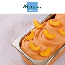 FRUTTUP PEACH ICE CREAM BASE - MARTINI LINEA GELATO | Martini Gelato | Certifications: halal, gluten free, diary free, vegan, hy