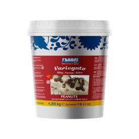 VARIEGATO PEANUTS (ARACHIIDI) 4,2 KG - FABBRI | Fabbri | Certificazioni: halal, senza glutine; Confezione: bucket of 4,2 kg. | V