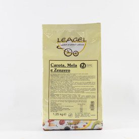 CAROTA, MELA E ZENZERO - FRUITY & VEGGY BASE PRONTA | Leagel | Certificazioni: senza glutine, vegan; Confezione: busta da 1,25 k CAROTA, MELA E ZENZERO - FRUITY & VEGGY BASE PRONTA | Leagel | Certificazioni: senza glutine, vegan; Confezione: busta da 1,25 k