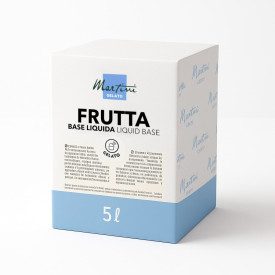 BASE LIQUIDA FRUTTA 5 LT. - MARTINI LINEA GELATO | Martini Gelato | Certificazioni: kosher, senza glutine; Confezione: bag in bo BASE LIQUIDA FRUTTA 5 LT. - MARTINI LINEA GELATO | Martini Gelato | Certificazioni: kosher, senza glutine; Confezione: bag in bo