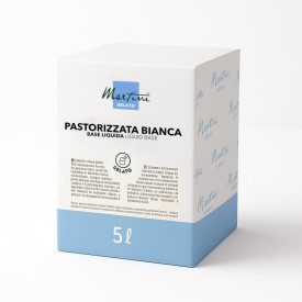 LIQUID BASE PASTEURIZED BIANCA G.A. - MARTINI LINEA GELATO | Martini Gelato | Certifications: gluten free; Pack: bag in box of 5
