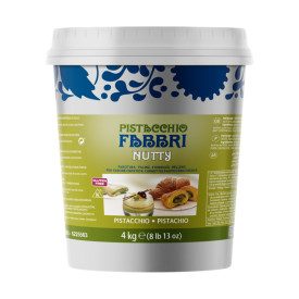 CREMA SPALMABILE NUTTY PISTACCHIO 4 KG - FABBRI | Fabbri | Certificazioni: senza glutine; Confezione: secchiello da 4 kg; Tipo d