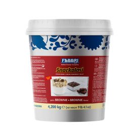VARIEGATO SNACKOLOSO BROWNIE 4,2 KG - FABBRI | Fabbri | Certificazioni: senza glutine; Tipo di prodotto: variegati creme e cremi