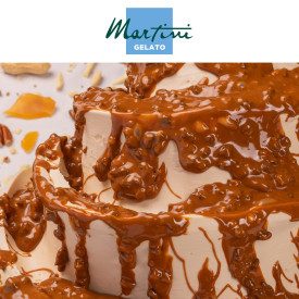 BRUNELLA CROK PECAN FUSION 5 KG - MARTINI GELATO | Martini Gelato | Confezione: secchiello da 5 kg; Tipo di prodotto: variegati 