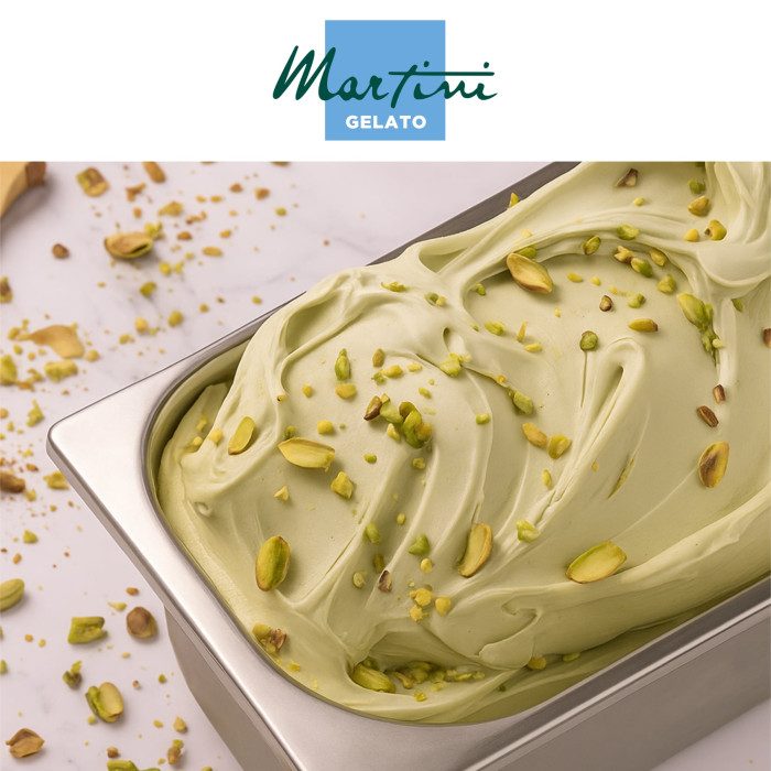 PURE PISTACHIO GREEN PASTE DIAMANTE - MARTINI LINEA GELATO | Martini Gelato | Certifications: gluten free, diary free, vegan, em PURE PISTACHIO GREEN PASTE DIAMANTE - MARTINI LINEA GELATO | Martini Gelato | Certifications: gluten free, diary free, vegan, em