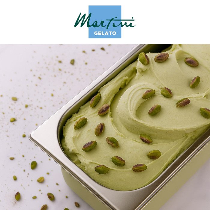 PESTO DI PISTACCHI DIAMANTE GREZZO - MARTINI LINEA GELATO | Martini Gelato | Confezione: secchielli da 3 kg.; Tipo di prodotto: PESTO DI PISTACCHI DIAMANTE GREZZO - MARTINI LINEA GELATO | Martini Gelato | Confezione: secchielli da 3 kg.; Tipo di prodotto: