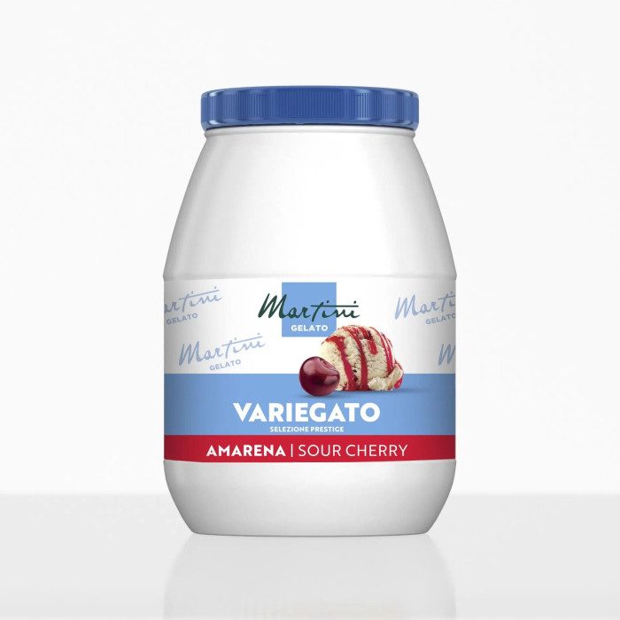 RUBY CHERRY RIPPLE CREAM - MARTINI LINEA GELATO | Martini Gelato | Certifications: gluten free, diary free, vegan, hydrogenated  RUBY CHERRY RIPPLE CREAM - MARTINI LINEA GELATO | Martini Gelato | Certifications: gluten free, diary free, vegan, hydrogenated