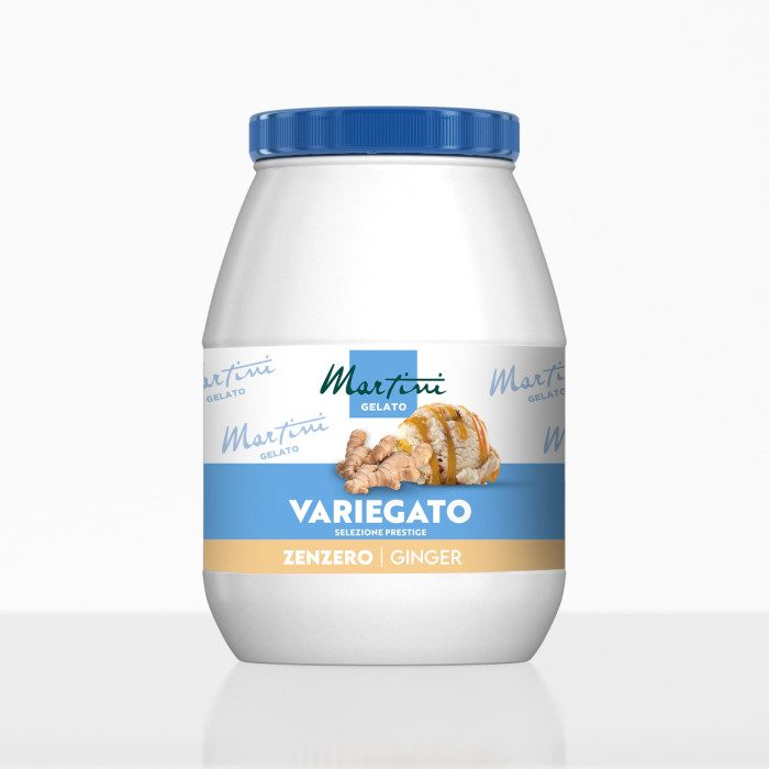 GINGER RIPPLE CREAM - MARTINI LINEA GELATO | Martini Gelato | Certifications: gluten free, diary free, vegan, hydrogenated fat f GINGER RIPPLE CREAM - MARTINI LINEA GELATO | Martini Gelato | Certifications: gluten free, diary free, vegan, hydrogenated fat f