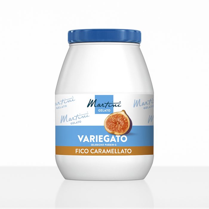VARIEGATO FICO CARAMELLATO - MARTINI LINEA GELATO | Martini Gelato | Certificazioni: senza glutine, senza latte e derivati, vega VARIEGATO FICO CARAMELLATO - MARTINI LINEA GELATO | Martini Gelato | Certificazioni: senza glutine, senza latte e derivati, vega