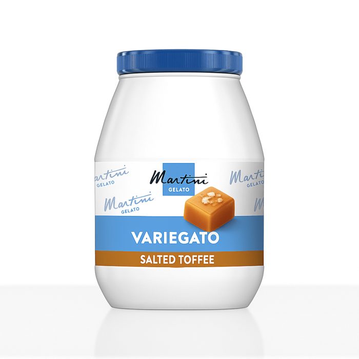 VARIEGATO SALTED TOFFEE - MARTINI LINEA GELATO | Martini Gelato | Certificazioni: senza glutine, senza grassi idrogenati, senza VARIEGATO SALTED TOFFEE - MARTINI LINEA GELATO | Martini Gelato | Certificazioni: senza glutine, senza grassi idrogenati, senza