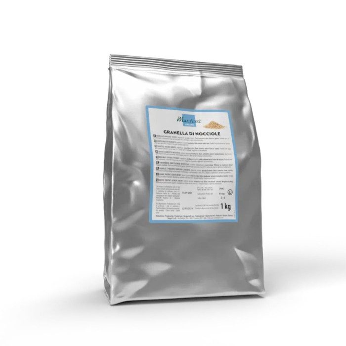 GRANELLA DI NOCCIOLE 2/4 - MARTINI LINEA GELATO | Martini Gelato | Certificazioni: halal, senza glutine, senza latte e derivati, GRANELLA DI NOCCIOLE 2/4 - MARTINI LINEA GELATO | Martini Gelato | Certificazioni: halal, senza glutine, senza latte e derivati,