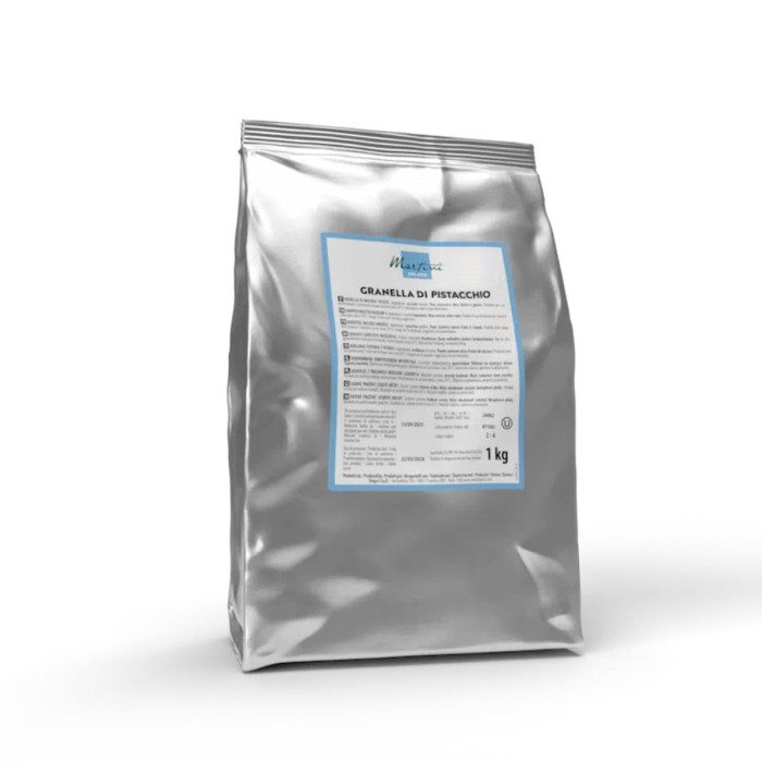 PISTACHIO GRAIN 2/4 - MARTINI LINEA GELATO | Martini Gelato | Certifications: gluten free, diary free, vegan, hydrogenated fat f PISTACHIO GRAIN 2/4 - MARTINI LINEA GELATO | Martini Gelato | Certifications: gluten free, diary free, vegan, hydrogenated fat f