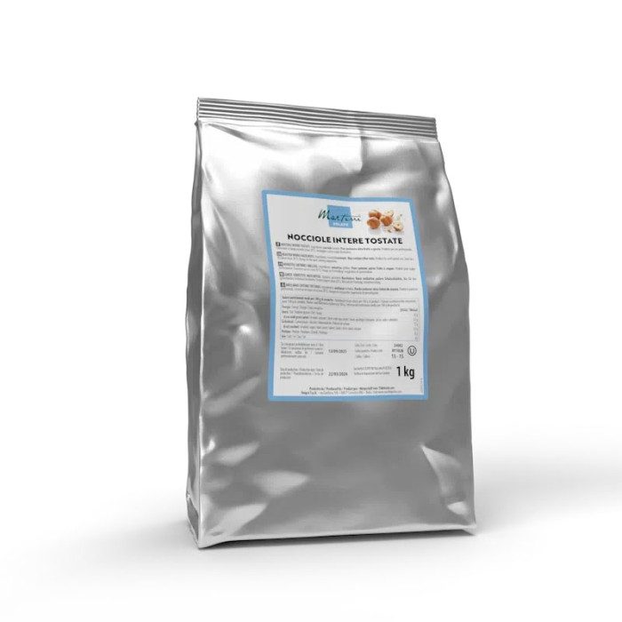 WHOLE HAZELNUTS 13/15 - MARTINI LINEA GELATO | Martini Gelato | Certifications: gluten free, diary free, vegan, hydrogenated fat WHOLE HAZELNUTS 13/15 - MARTINI LINEA GELATO | Martini Gelato | Certifications: gluten free, diary free, vegan, hydrogenated fat