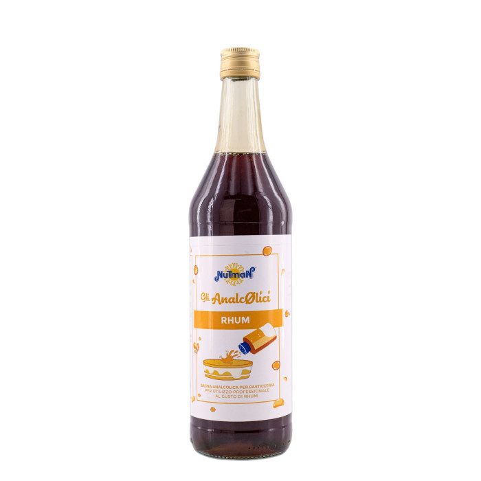 BAGNA ANALCOLICA RHUM | Nutman | Confezione: bottiglia da 1 kg.; Tipo di prodotto: pasticceria | Bagna analcolica per pasticceri BAGNA ANALCOLICA RHUM | Nutman | Confezione: bottiglia da 1 kg.; Tipo di prodotto: pasticceria | Bagna analcolica per pasticceri