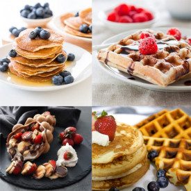 WAFFLE - BUBBLE WAFFLE & PANCAKE MIX - 2 KG.