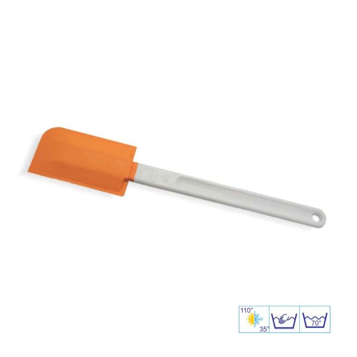 ORANGE PLASTIC/SILICONE SPATULA | Gelq Accessories | Pack: box of 10 pcs.; Product family: accessories | Plastic/silicone spatul ORANGE PLASTIC/SILICONE SPATULA | Gelq Accessories | Pack: box of 10 pcs.; Product family: accessories | Plastic/silicone spatul