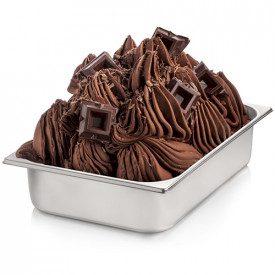 READY CHOCOLATE BASE | Rubicone | Certifications: gluten free; Pack: box 10.8 kg.- 6 bags of 1.8 kg.; Product family: ice cream 