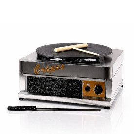 CAST IRON CREPES MACHINE - GAS POWERED - 40 CM. | SAR Group | Product family: equipment | Professional single crepe machine 40 c