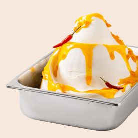 CHUTNEY - PINEAPPLE, PEACH AND CHILLI PEPPER 2 KG. - FRUIT VARIEGATES LEAGEL | Leagel | Certifications: gluten free, vegan; Pack