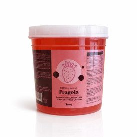 BOBA - STRAWBERRY - BUBBLE TEA PEARLS - 1,3 Kg. | Seng | Pack: bucket of 1.3 kg.; Product family: bubble tea | Strawberry flavor