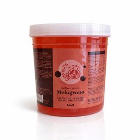 BOBA - GUSTO MELOGRANO - PERLINE PER BUBBLE TEA - 1,3 Kg. | Seng | Certificazioni: senza glutine, vegan, senza grassi idrogenati