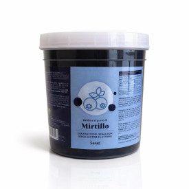 BOBA - BLUEBERRY - BUBBLE TEA PEARLS - 1,3 Kg. | Seng | Certifications: gluten free, vegan, hydrogenated fat free; Pack: bucket 