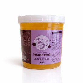 BOBA - GUSTO PASSION FRUIT - PERLINE PER BUBBLE TEA - 1,3 Kg. | Seng | Certificazioni: senza glutine, vegan, senza grassi idroge