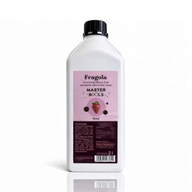 BUBBLE TEA - SCIROPPO FRAGOLA - 2 lt. G20 | Certificazioni: senza glutine, vegan; Confezione: bottiglia da 2 l.; Tipo di prodott