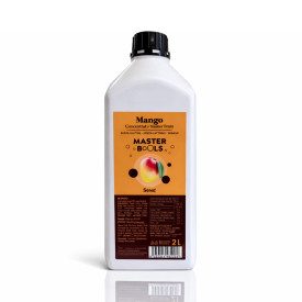 BUBBLE TEA - SCIROPPO MANGO - 2 lt. G23 | Certificazioni: senza glutine, vegan; Confezione: bottiglia da 2 l.; Tipo di prodotto: